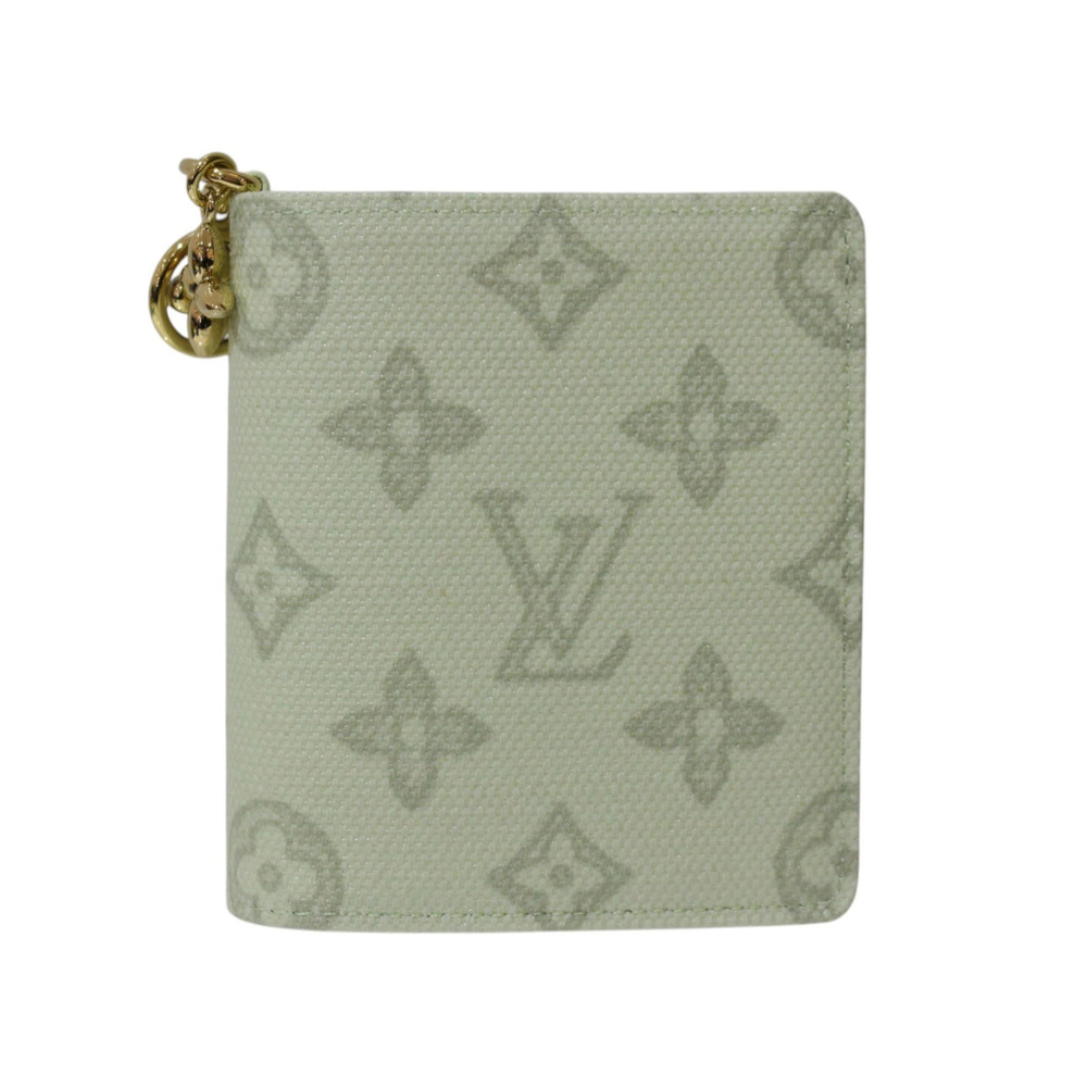 LOUIS VUITTON Pocket Wallet LV Charm Monogram Origin Canvas Vert Annires Green